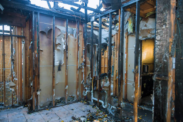 Professional Fire Damage Removal technician working in Pinch, WV